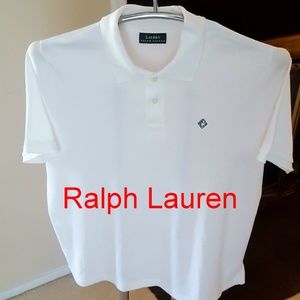 Ralph Lauren Mens White Polo Shirt